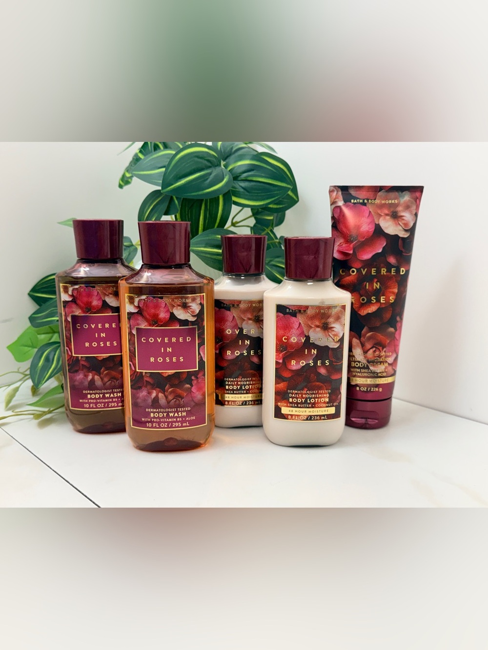 Bath & Body Works Covered in Roses 5-item Bundle